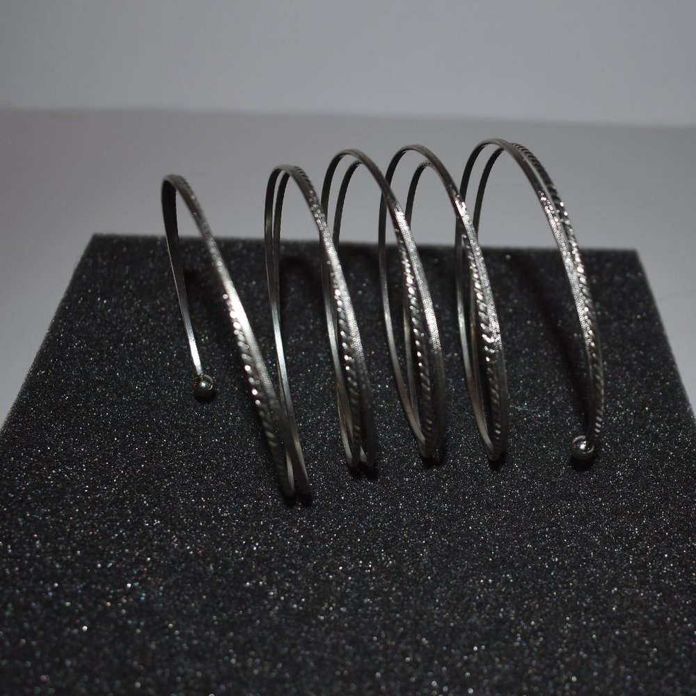 SILVER, SILVER arm bracelet